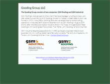 Tablet Screenshot of goodinggroup.com